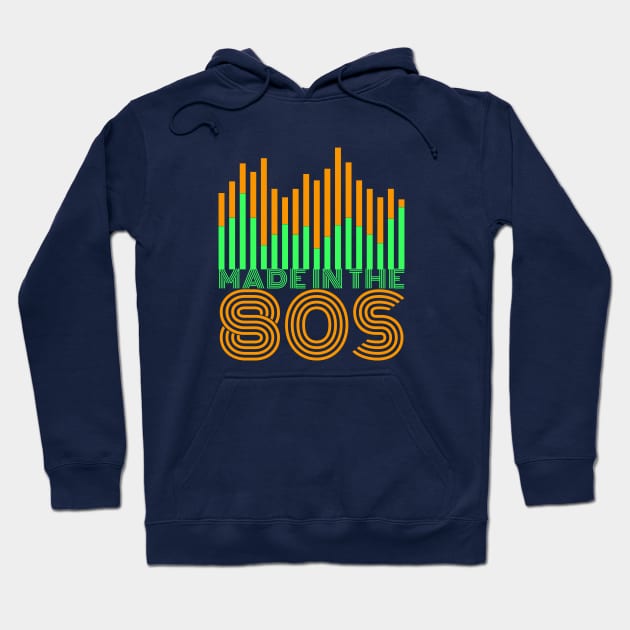 Made in the 80s Equaliser Hoodie by Artist Rob Fuller